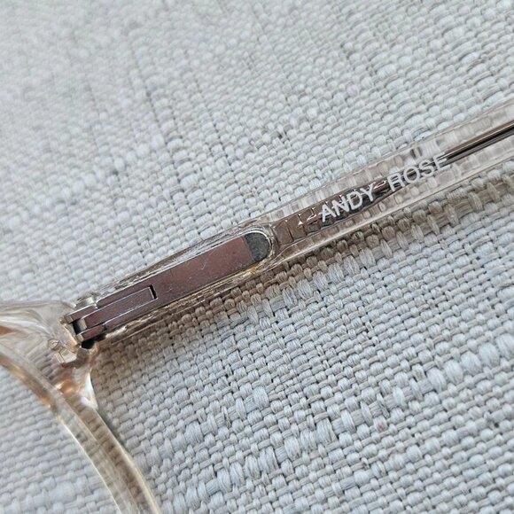 Couturier by Classic Women Glasses Frame Tan Clear ANDY ROSE 48[]18 130 Eye Wear - Picture 10 of 11